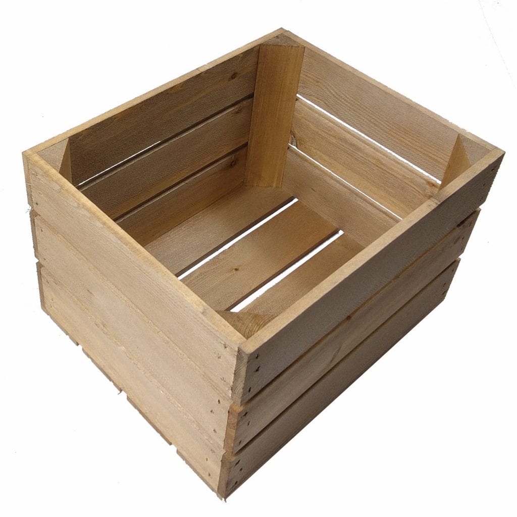 Gn Gastronorm Light Oak Slatted Box Display Unit X X