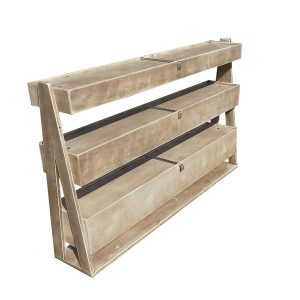 Painted 1200mm 3-Tier Impulse Queue Divider Display Stand