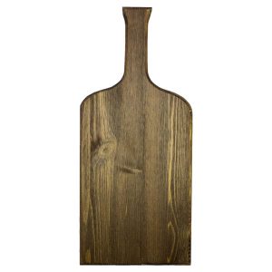 Small Rustic Brown Wine Bottle Paddles