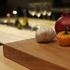 Rustic Square Edged Oak Chopping Board 300x200x34