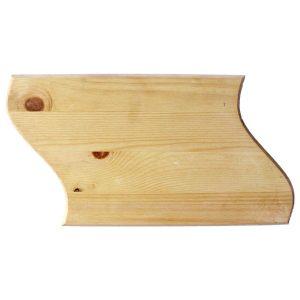 Natural wave serving board