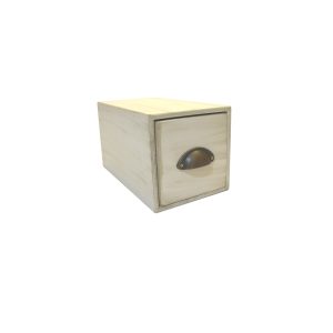 Single Bread Bin with Drawer and Pull Handle