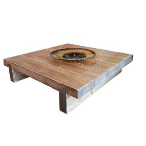 5 Sleeper Rustic Farmhouse Coffee Table 1000x975x295