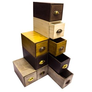 Single Bread Bin with Drawer and Pull Handle