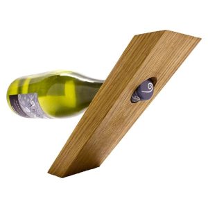 Oak Wine Bottle Holder