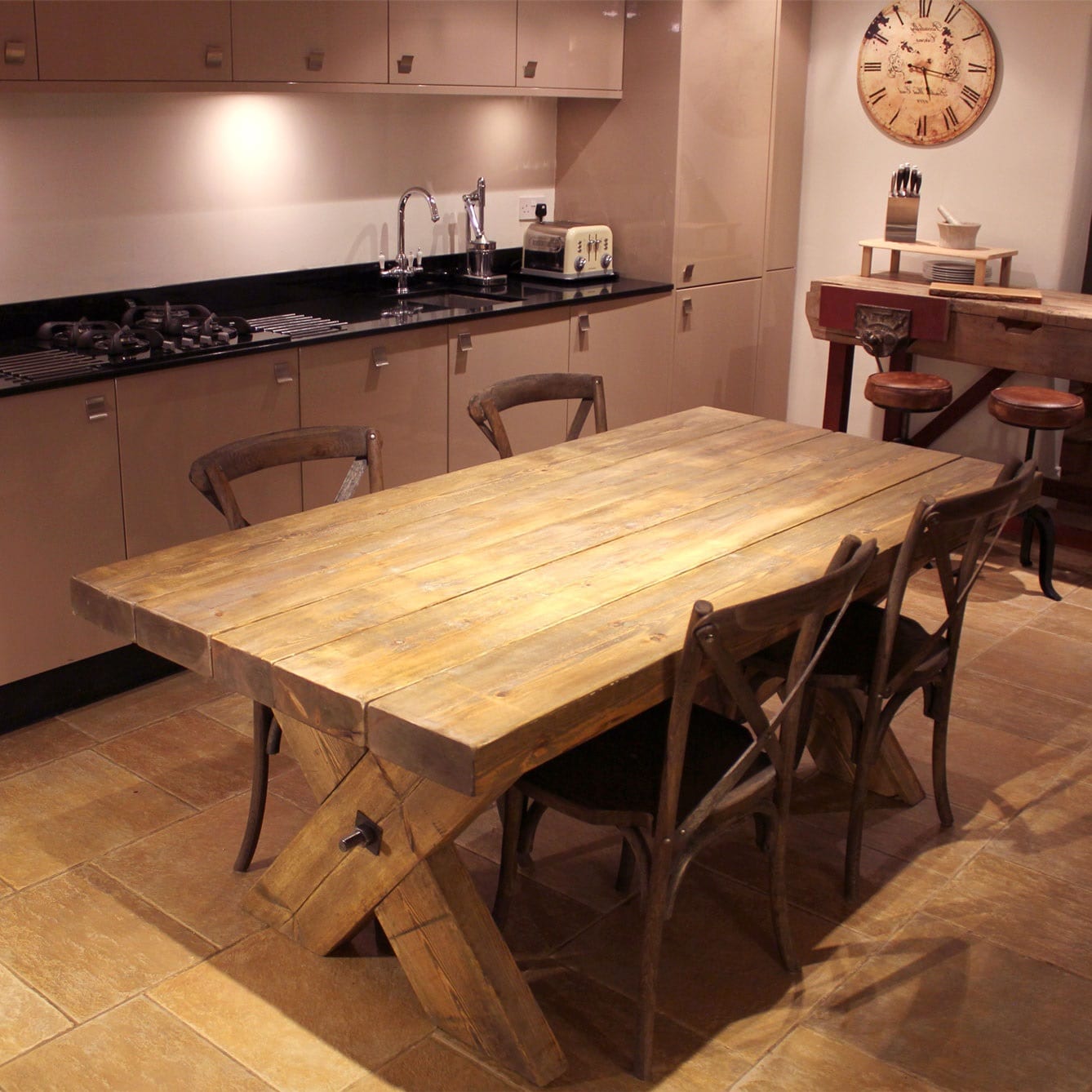 How To Make A Rustic Kitchen Table Kitchen Info