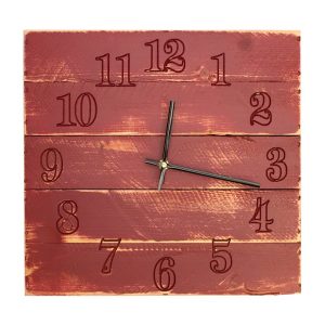 Sherston Claret Rustic Box Clock