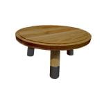 Black Dipped Oak Milking Stool 290Dx140