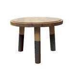 large black oak dip milking stool riser