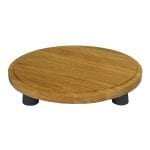 Black Dipped Oak Milking Stool 290Dx70
