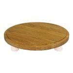 Cherington Pink Dipped Oak Milking Stool 290Dx70