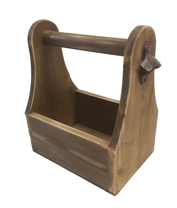 Personalised Rustic Wooden Beer Caddy Personalised Rustic Wooden Beer Caddy