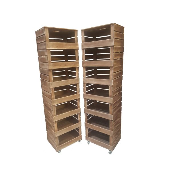 stacker crates stacked stacker crates stacked