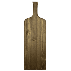 medium rustic brown wine bottle paddle