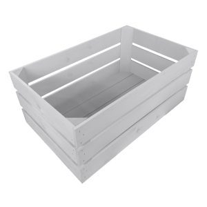 Gretton Grey Painted Crate 600x370x250