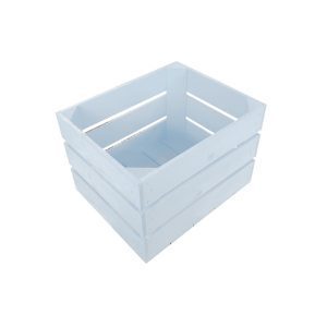Nailsworth Blue Painted Crate 300x370x250