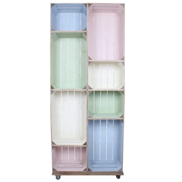 Slim 8 Mobile Colour Burst Crate Display 745x297x1900 Slim 8 Mobile Colour Burst Crate Display 745x297x1900