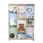 wide 9 mobile Colour Burst Crate Display childrens toys crate display