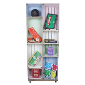 slim 8 mobile Colour Burst Crate Display games crate display