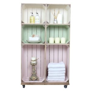 health spa crate display