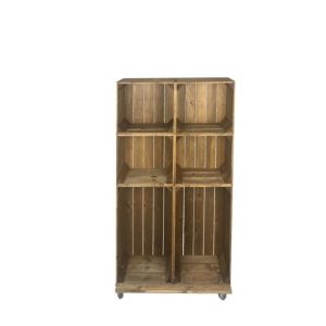 slim 6 mobile Brown Crate Display