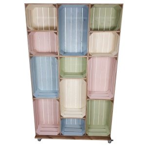 mobile colour burst crate display 12 plain
