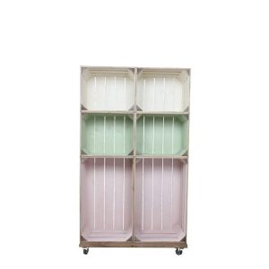 slim 6 mobile colour burst crate display