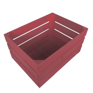 sherston claret Painted Crate 500x370x250