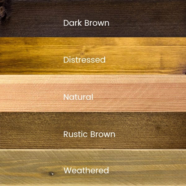 Wood stain finishes