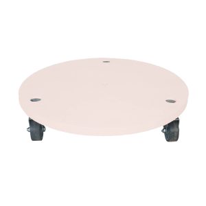 Cherington Pink large painted round pot stand 395Dx88
