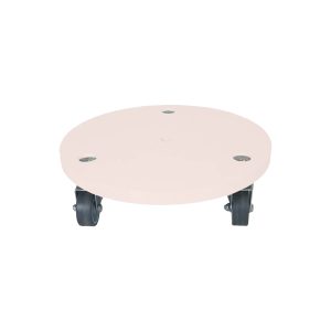 Cherington Pink medium painted round pot stand 290Dx88