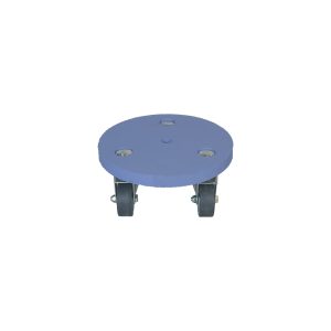 Kingscote Blue small painted round pot stand 190Dx88