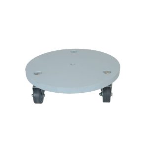 Nailsworth Blue medium painted round pot stand plain
