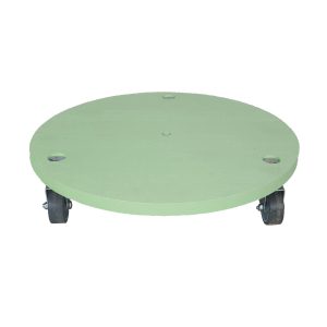 Tetbury Green large painted round pot stand 395Dx88