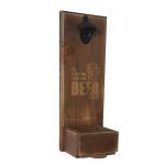 beer o'clock wall mounted bottle opener