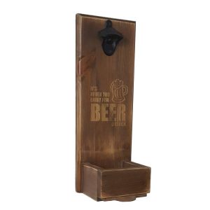 Beer O’Clock Wall Mounted Bottle Opener 120x145x395