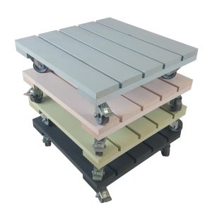 medium painted pot stand stacked plain