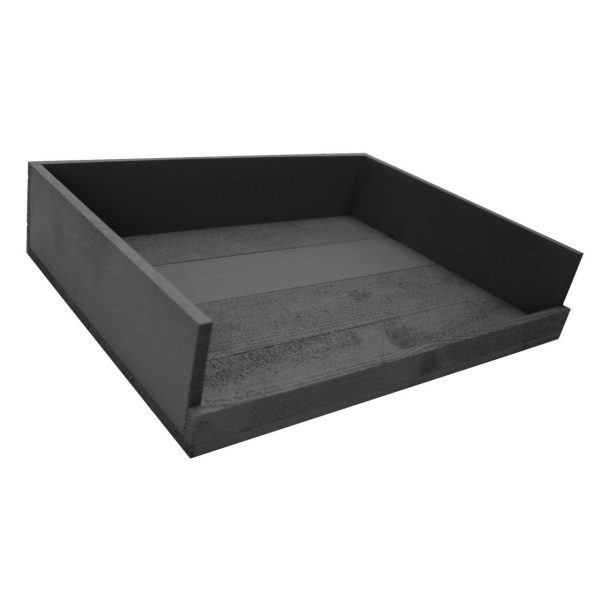 Amberley Grey Painted Drop Front Tray 375x290x80