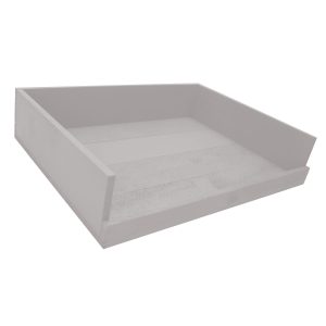 Gretton Grey Painted Drop Front Tray 375x290x80