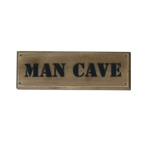 Man Cave Stencil Shed Sign