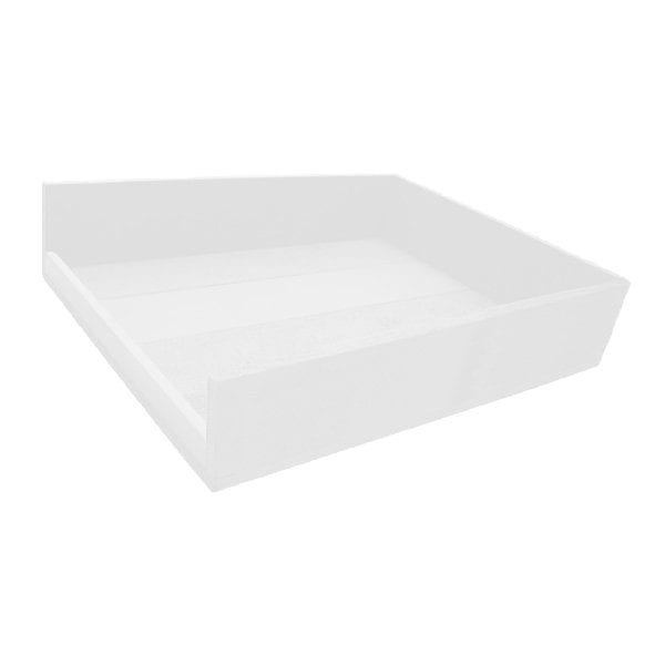 White Painted Drop Side Tray 375x290x80