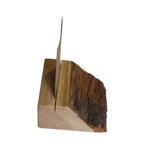 bark edged oak ticket holders with slot profile plain