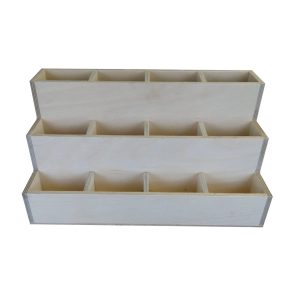 3 tier 12 compartment Condiment Unit front plain