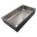 Black GN1/1 Gastronorm Painted Ply Box Display Unit 530x325x108