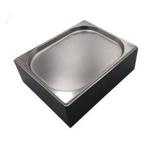 Black GN1/2 Gastronorm Painted Ply Box Display Unit 325x265x108