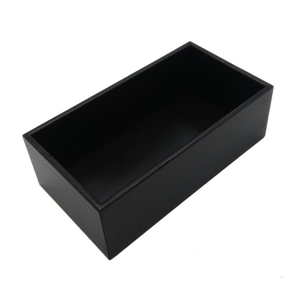 Black 138mm GN13 Gastronorm painted ply box display unit plain Black 138mm GN13 Gastronorm painted ply box display unit plain