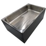 Black GN1/1 Gastronorm Painted Ply Box Display Unit 530x325x208