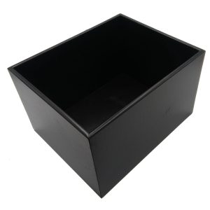 Black 208mm GN12 Gastronorm painted ply box display unit plain