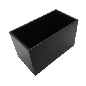 Black 208mm GN13 Gastronorm painted ply box display unit plain