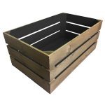 Black Colour Burst Crate 600x370x250